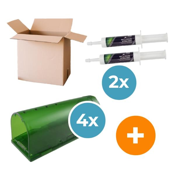 Bestrijdingspakket Unpest diervriendelijke muizen inloopval